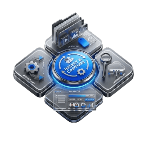 Metus INGEST 3D Icon
