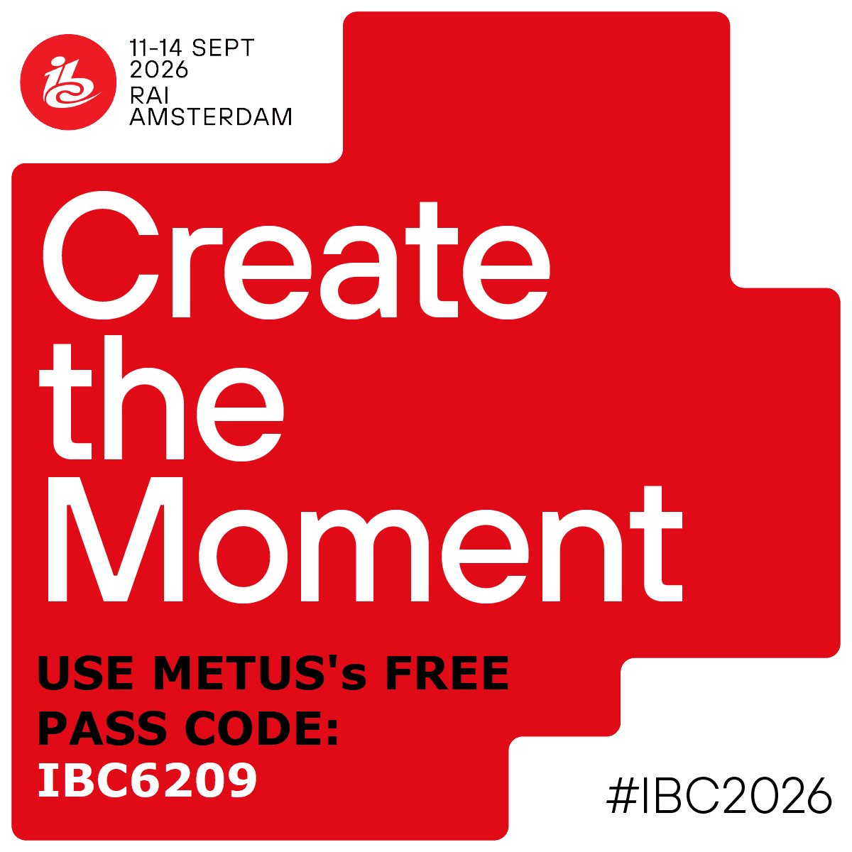 Meet us at IBC 2026